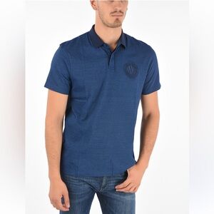 New ARMANI EXCHANGE SZ SM EMBROIDERED LOGO Polo